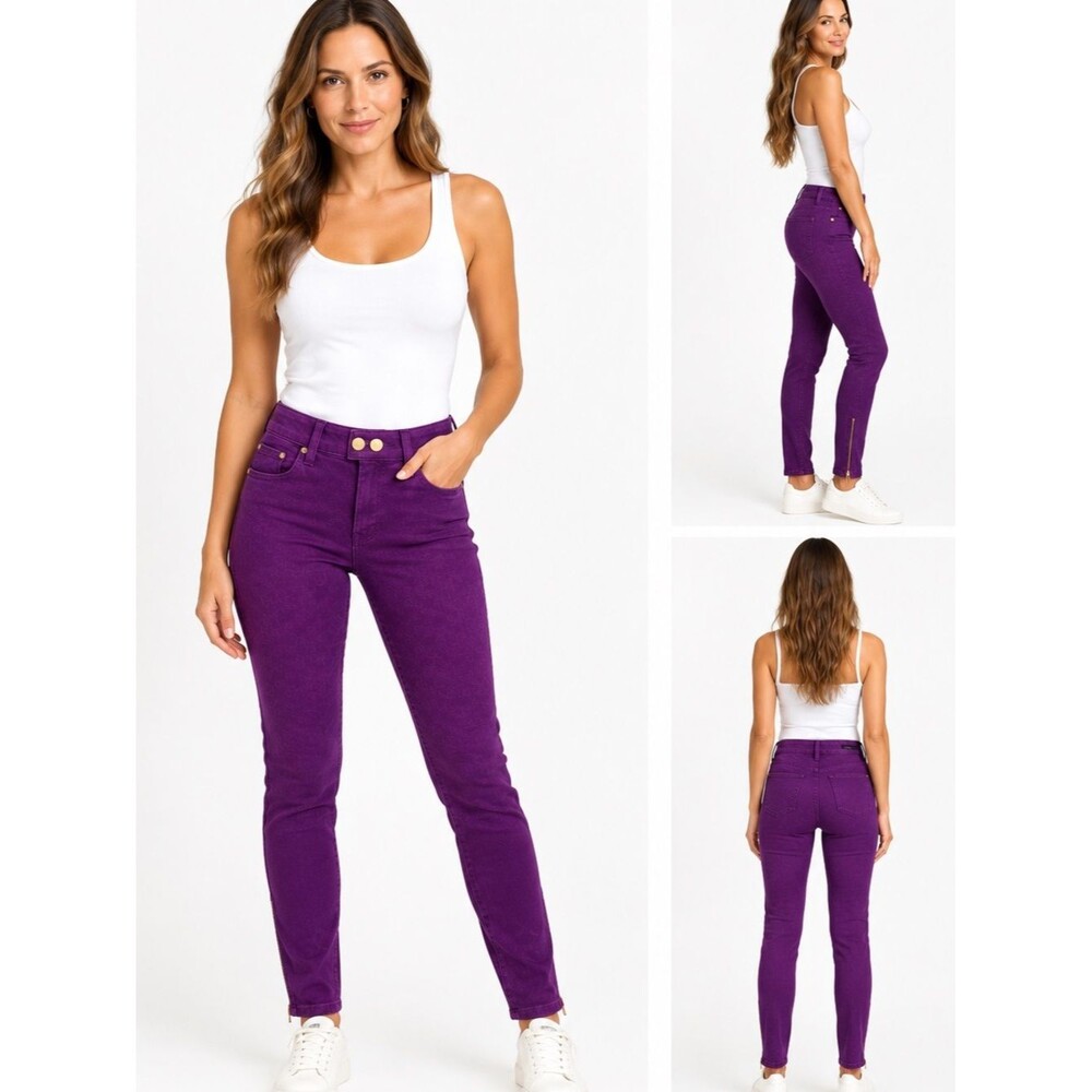 RAMY BROOK New York Kate Mid Rise Moto Skinny Jeans